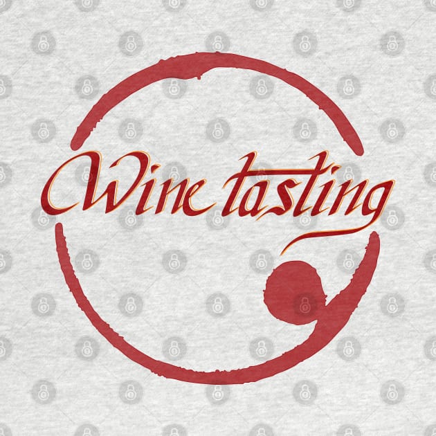 Lettering "Wine tasting" by Javisolarte